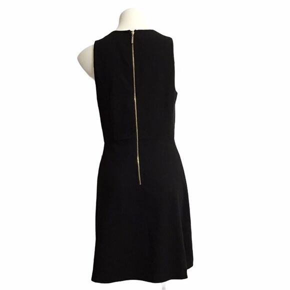 Kensie Black Sleeveless Flare Dress NWT Sz M - Picture 3 of 11